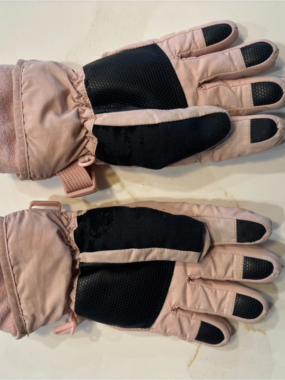 GAP Pink Fleece-Lined Kids Gloves